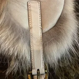 Coach vintage trapper hat Coach Shearling And Leather Trapper Aviator Red Satin New  main image 2